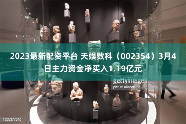 2023最新配资平台 天娱数科（002354）3月4日主力资金净买入1.19亿元