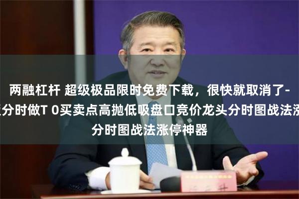 两融杠杆 超级极品限时免费下载，很快就取消了-2日打板分时做T 0买卖点高抛低吸盘口竞价龙头分时图战法涨停神器