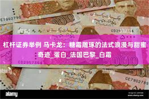 杠杆证券举例 马卡龙：糖霜雕琢的法式浪漫与甜蜜奇迹_蛋白_法国巴黎_白霜